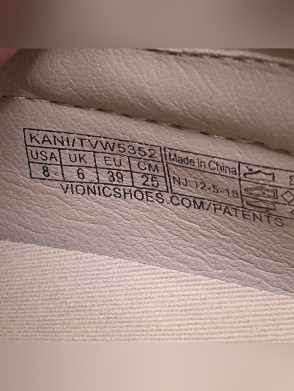 Vionic Kani Slip On Blush Light Pink Shoes Size 8 - Picture 8 of 8